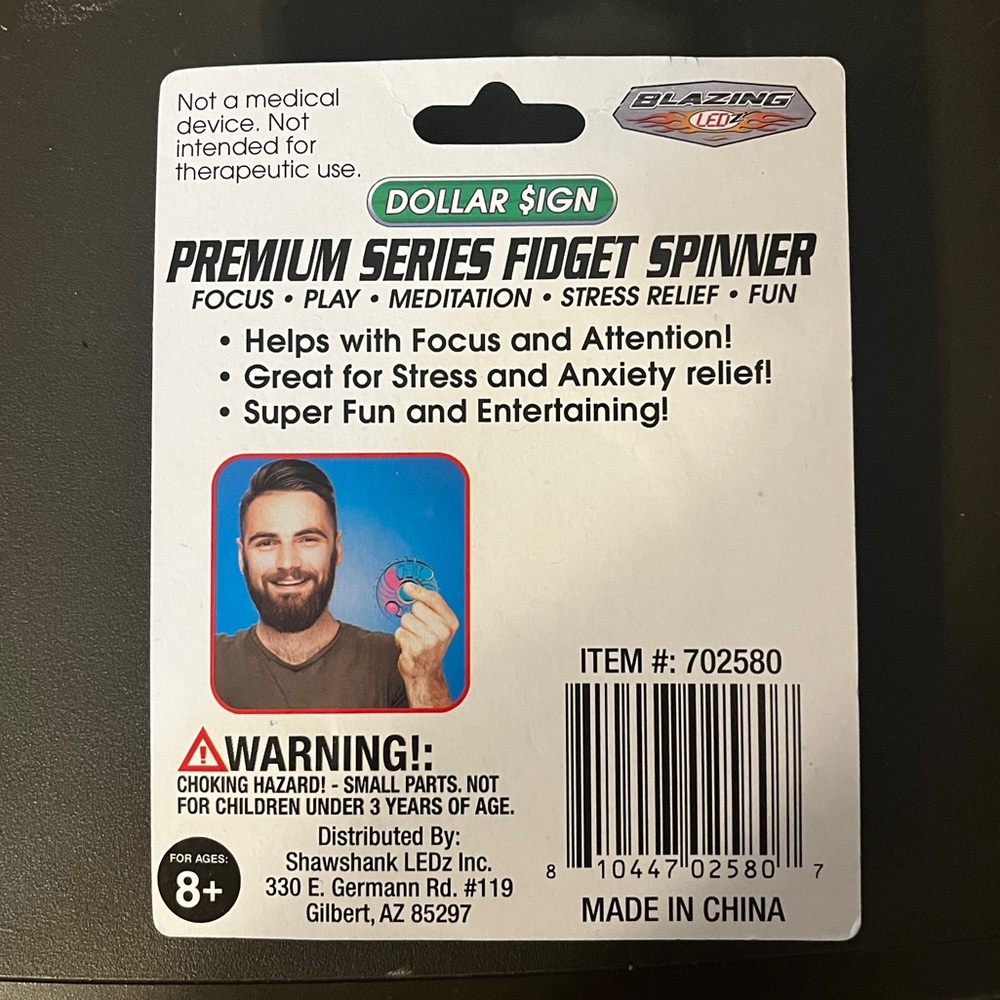 “Dollar Sign” Fidget Spinner - Picture 2 of 2
